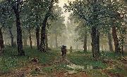 Ivan Shishkin Rain in an Oak Forest oil painting